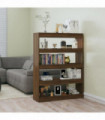 vidaXL Book Cabinet/Room Divider Brown Oak 100x30x135 cm