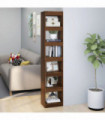vidaXL Book Cabinet/Room Divider Brown Oak 40x30x198 cm