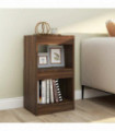 vidaXL Book Cabinet/Room Divider Brown Oak 40x30x72 cm