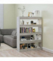 vidaXL Book Cabinet/Room Divider Concrete Grey 100x30x135 cm