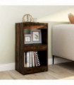 vidaXL Book Cabinet/Room Divider Smoked Oak 40x30x72 cm