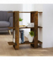 vidaXL Book Cabinet/Room Divider Smoked Oak 80x30x87cm