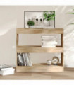 vidaXL Book Cabinet/Room Divider Sonoma Oak 80x30x72 cm