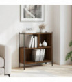 vidaXL Bookcase Brown Oak 72x28x77.5 cm Engineered Wood