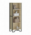 vidaXL Bookcase Sonoma Oak 50x31x137.5 cm Engineered Wood