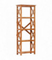 vidaXL Bookshelf 60x30x160 cm Solid Acacia Wood Honey Finish