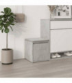 vidaXL Box Drawer Concrete Grey 40.5x40x40 cm Engineered Wood
