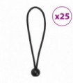 vidaXL Bungee Cords with Balls 25 pcs 21 x 0.5 cm