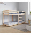 vidaXL Bunk Bed 75x190 cm Solid Wood Pine