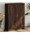 vidaXL Book Cabinet Brown Oak 82.5x30.5x115 cm Engineered Wood