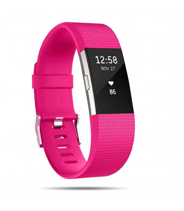 Fitbit Charge2 Classic Replacement Straps, Adjustable Straps Metal Clasp,HotPink