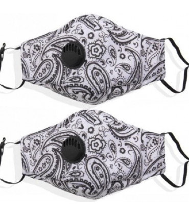 FaceMask-Adults-Paisley-Valve-White