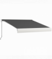 Outsunny 3 x 2.5m Electric Retractable Awning Sun Canopies for Door Window