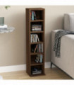 vidaXL CD Cabinet Brown Oak 21x20x88 cm Engineered Wood