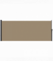 Outsunny Side Awning Retractable, Outdoor Privacy Screen, 400x160cm, Khaki