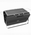Outsunny Portable BBQ Grill with Suitcase Design for Camping Picnic Party, Black
