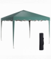 Outsunny 3x3(m) Pop Up Gazebo Marquee Tent for Garden w/ Carry Bag Green