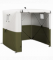 Outsunny 2 x 2m Pop Up Gazebo with Sides Easy up Party Tent with Carry Bag Green