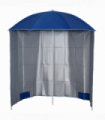 Outsunny  2.2M Outdoor Parasol Fishing Umbrella Beach Sun Shelter w/ Carry Bag