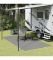 vidaXL Camping Floor Mat Anthracite 4x2 m