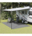 vidaXL Camping Floor Mat Anthracite 5x3 m