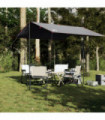 vidaXL Camping Tarp Grey and Orange 300x294 cm Waterproof