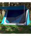 vidaXL Camping Tent 2-Person Blue Waterproof
