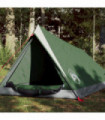 vidaXL Camping Tent 2-Person Green Waterproof