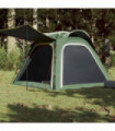 vidaXL Camping Tent 4-Person Green Quick Release Waterproof