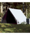 vidaXL Camping Tent A-Frame 2-Person White Blackout Fabric Waterproof