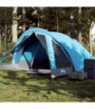 vidaXL Camping Tent Cabin 4-Person Blue Waterproof