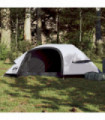 vidaXL Camping Tent Dome 1-Person White Blackout Fabric Waterproof