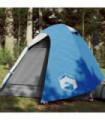 vidaXL Camping Tent Dome 2-Person Blue Waterproof