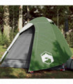 vidaXL Camping Tent Dome 2-Person Green Waterproof