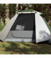 vidaXL Camping Tent Dome 2-Person Green Waterproof