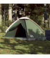 vidaXL Camping Tent Dome 2-Person Green Waterproof