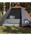 vidaXL Camping Tent Dome 2-Person Orange Waterproof