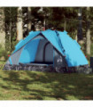 vidaXL Camping Tent Dome 3-Person Blue Quick Release
