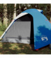 vidaXL Camping Tent Dome 3-Person Blue Waterproof