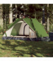 vidaXL Camping Tent Dome 3-Person Green Quick Release