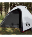 vidaXL Camping Tent Dome 3-Person White Blackout Fabric Waterproof