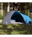 vidaXL Camping Tent Dome 4-Person Blue Waterproof