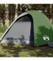 vidaXL Camping Tent Dome 4-Person Green Waterproof