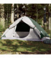 vidaXL Camping Tent Dome 4-Person Green Waterproof