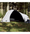vidaXL Camping Tent Dome 4-Person White Blackout Fabric Waterproof