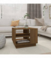 vidaXL Coffee Table Brown Oak 55x55x43 cm Engineered Wood