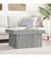 vidaXL Coffee Table Grey Sonoma 100x55x40 cm Engineered Wood