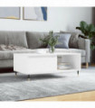 vidaXL Coffee Table White 90x50x36.5 cm Engineered Wood