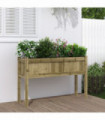 vidaXL Garden Planter with Legs 110x31x70 cm Impregnated Wood Pine
