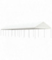 vidaXL Gazebo with Roof White 20.07x4.08x3.22 m Polyethylene